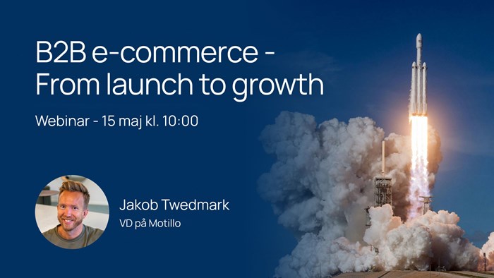 Webinar - B2B e-commerce - From launch to growth