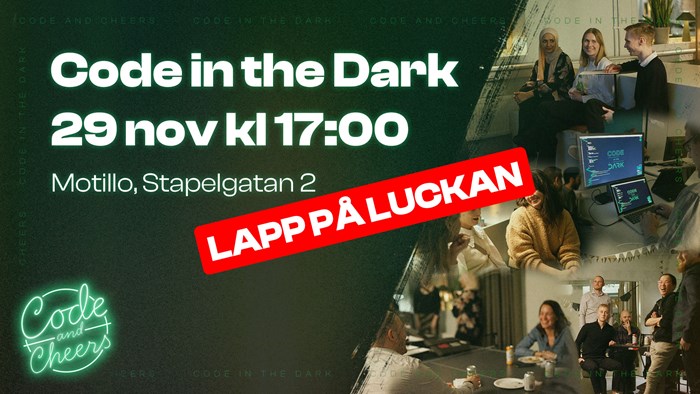 Code in the Dark 29 november