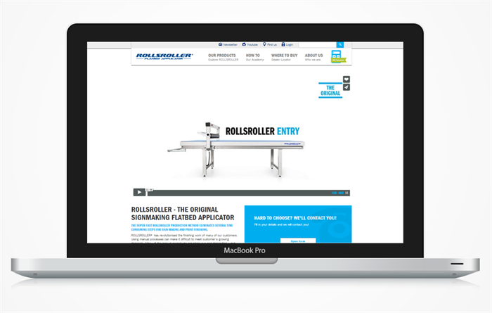 Lansering av Rollsrollers nya webb på Umbraco CMS 7